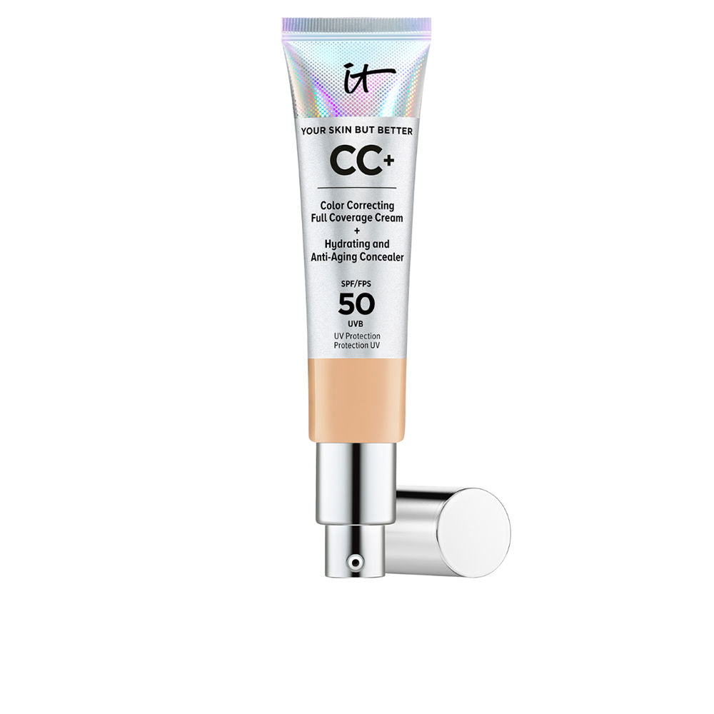 It Cosmetics CC+ Cream Base de Elevada Cobertura SPF50+ Cor Medium Tan 32ml
