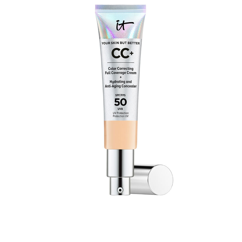 It Cosmetics CC+ Cream Base de Elevada Cobertura SPF50+ Cor Neutral Medium 32ml