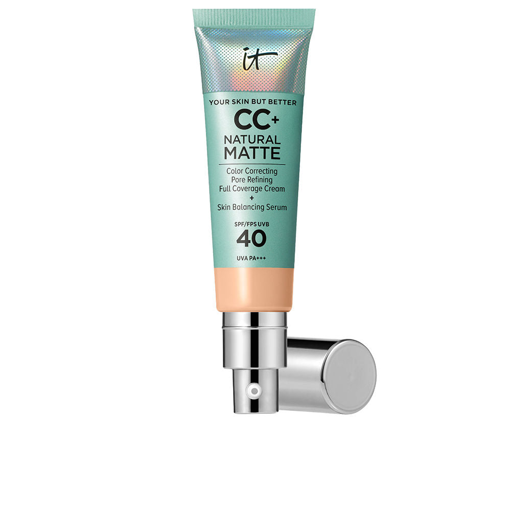 It Cosmetics Cc+ Natural Matte Cream Foundation SPF40 Color Light Medium 32ml