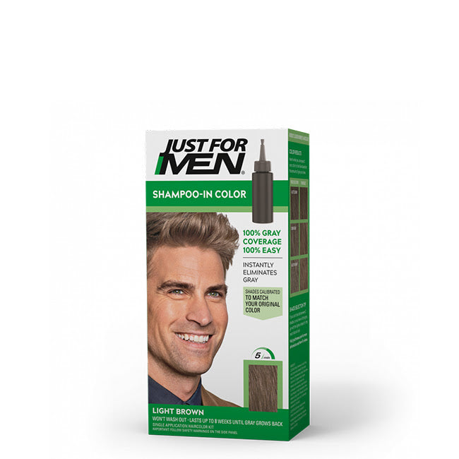Champú de color Just For Men tono castaño claro