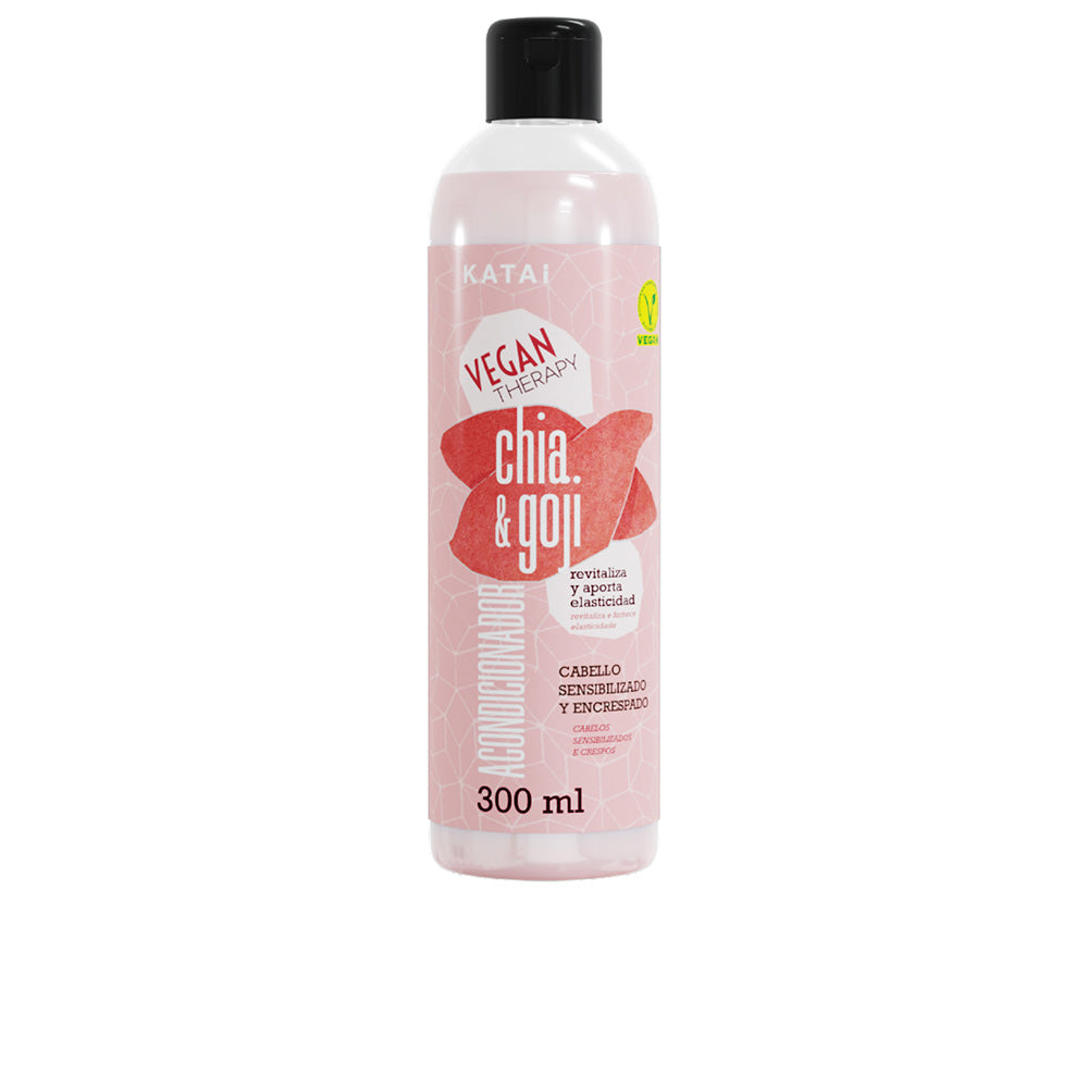 Acondicionador Katai Chia & Goji Pudding 300ML: Nutrición Vegana para Cabellos Sensibles. Elimina el Frizz con Formulaciones Naturales Certificadas. ¡Suavidad sin Sulfatos ni Parabenos!
