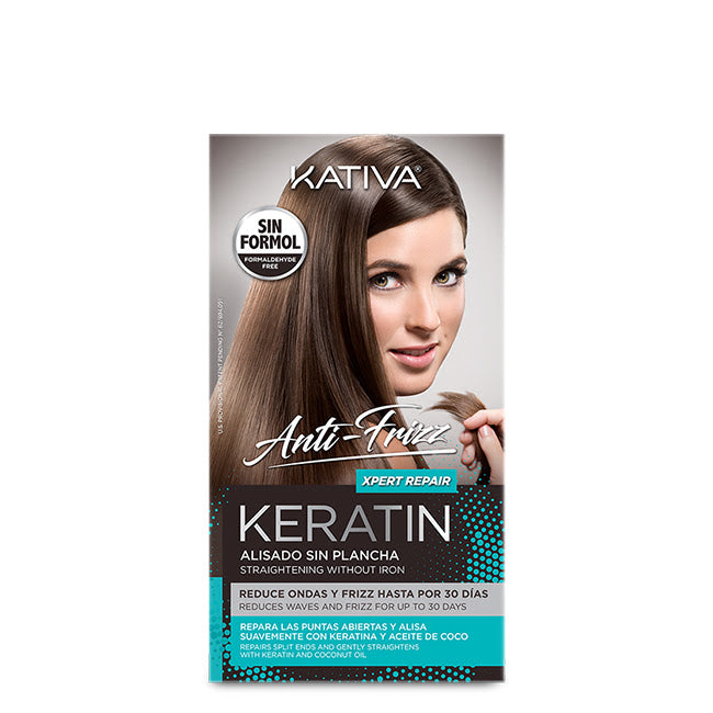 Kit de alisado reparador Kativa Keratin Anti-Frizz Xpert Repair
