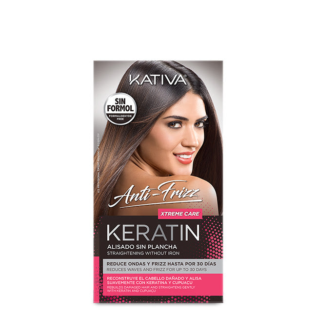 Kit de alisado reconstructor Kativa Keratin Anti-Frizz Xtreme Care
