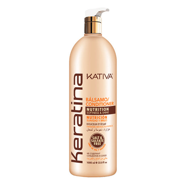 Acondicionador nutritivo con queratina Kativa 1000 ml