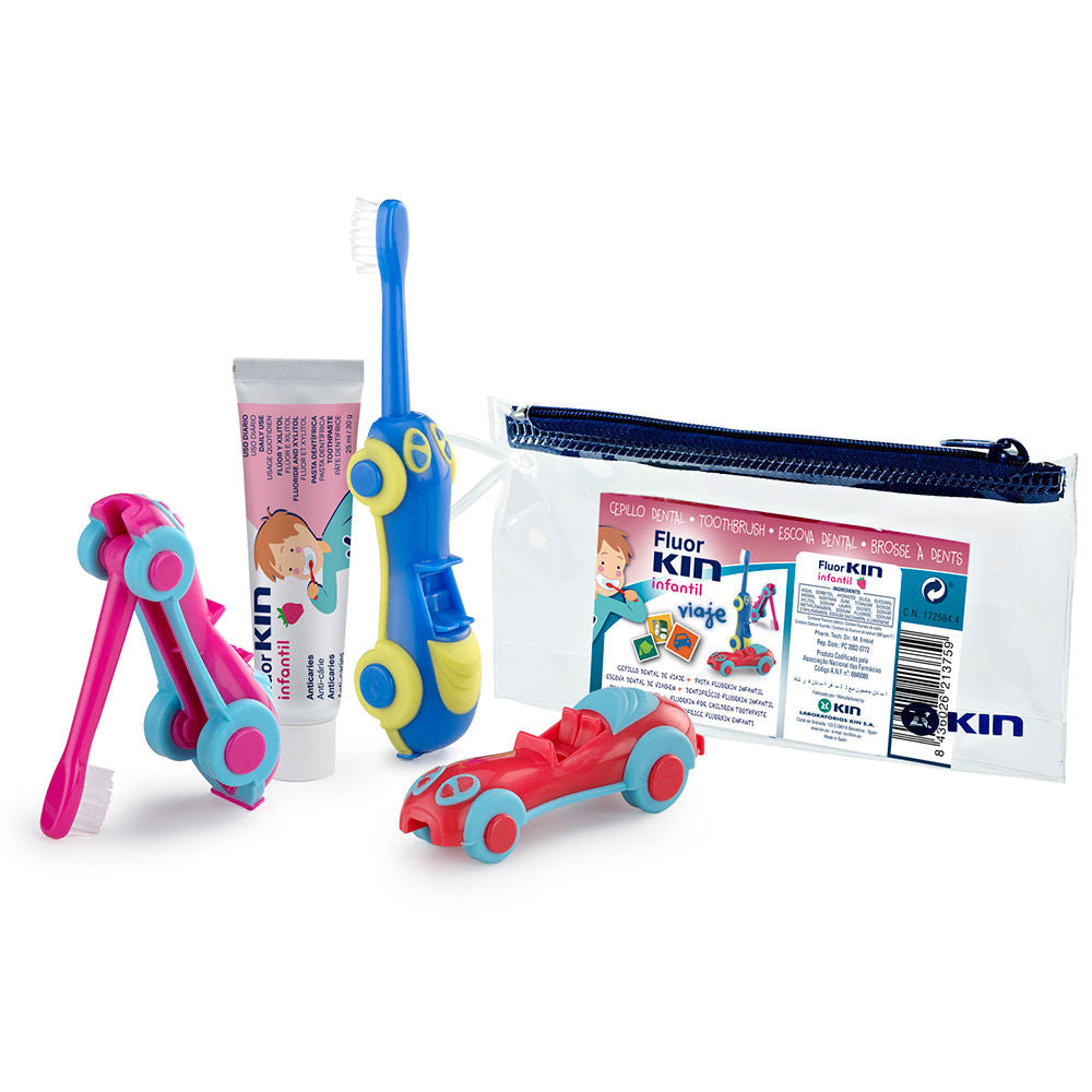 Kin Kin Pack Infantil Cepillo Coche + Pasta - 5 Mililitros