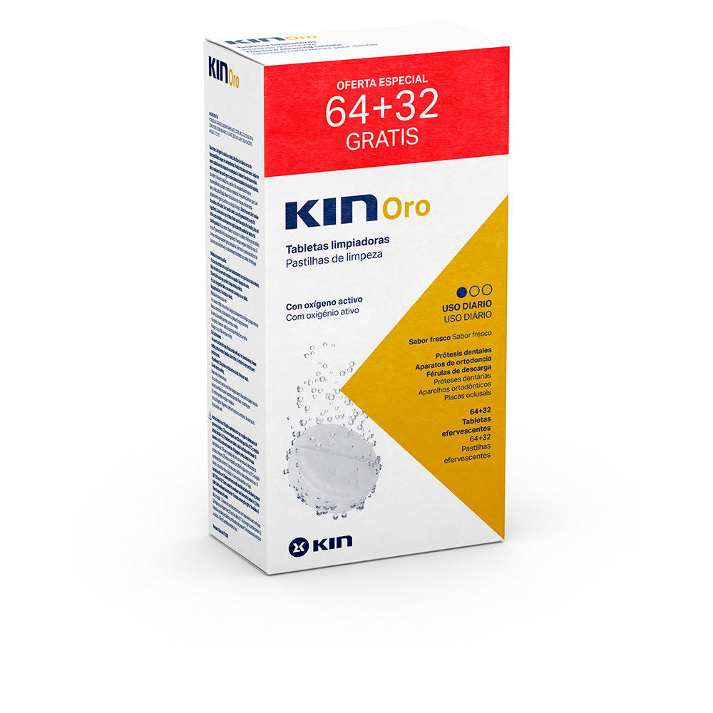 Kin Gold Efervescente 64 + 32 Comprimidos