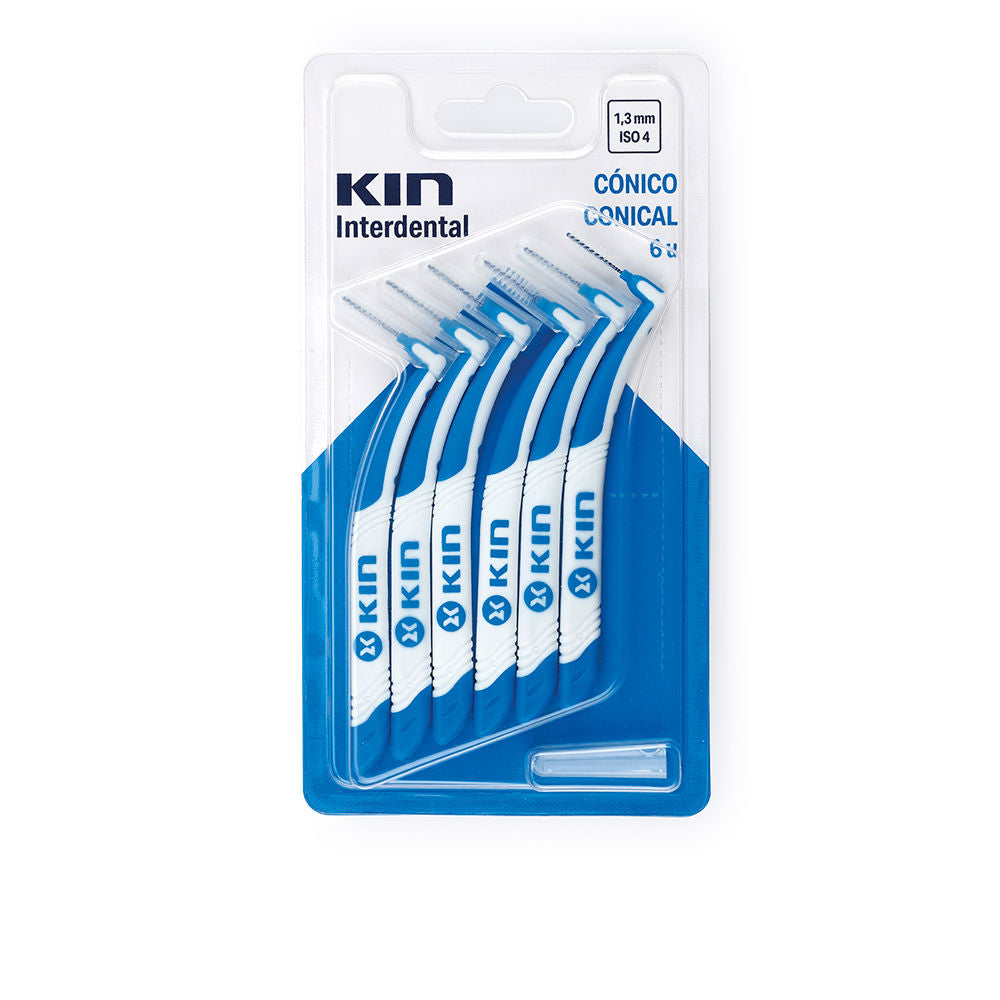 Cepillo cónico interdental Kin de 1,3 mm x 6