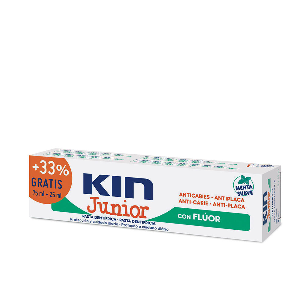 KIN Junior Pasta DENTIFRICA 72+25ML, Negro, Estándar