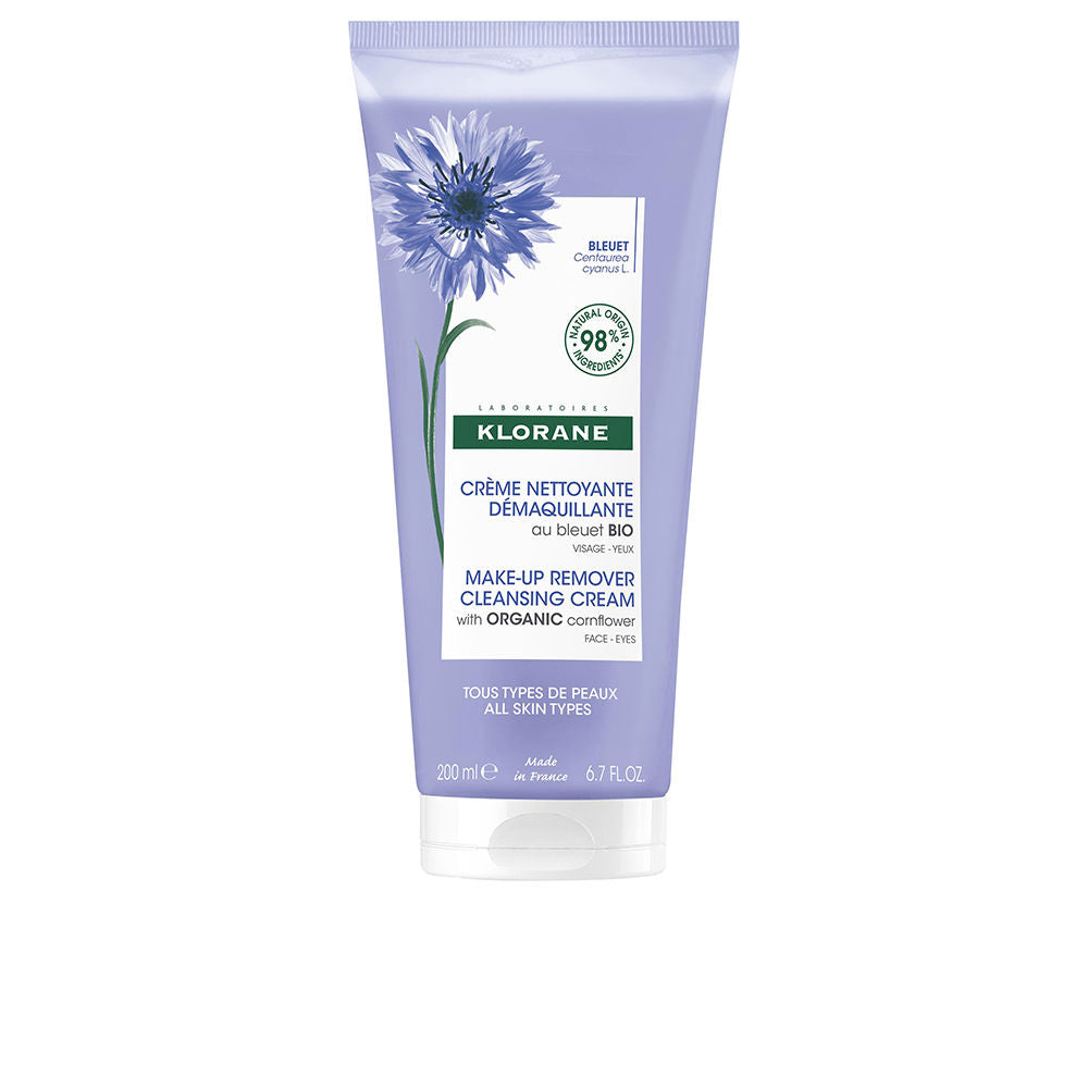 Klorane Ciano Bio Creme de Limpeza Desmaquilhante 200ml