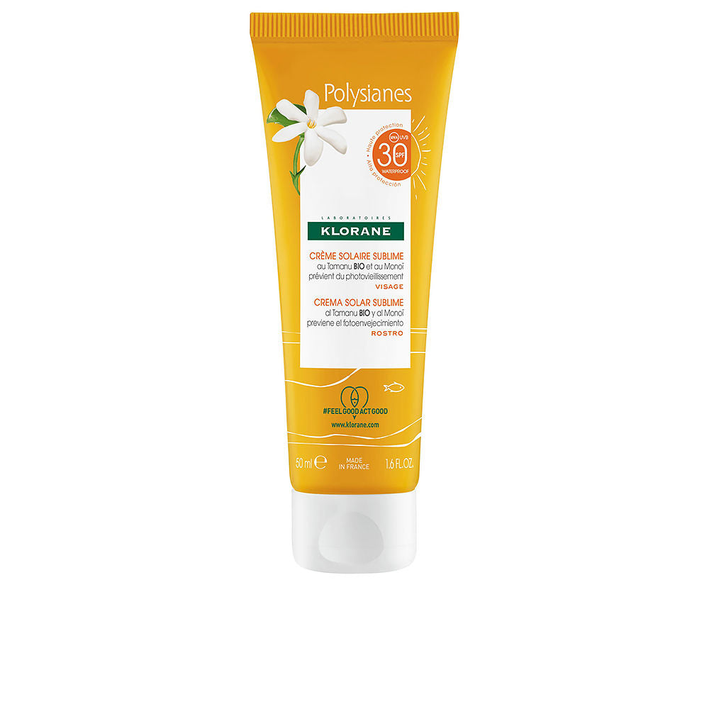 Klorane Polysianes Monoï & Tamanu Bio Sublime Sun Cream SPF30 50ml