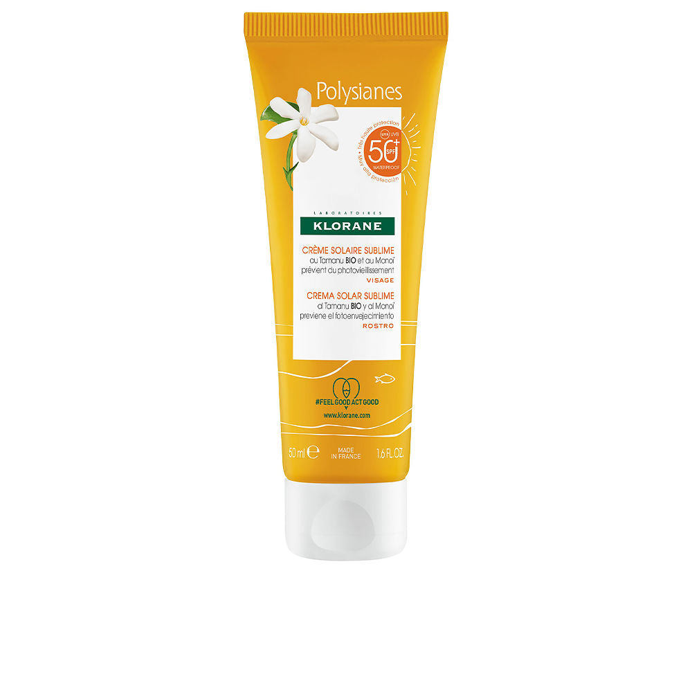 Klorane Polysianes Monoï & Tamanu Bio Sublime Sun Cream SPF50+ 50ml