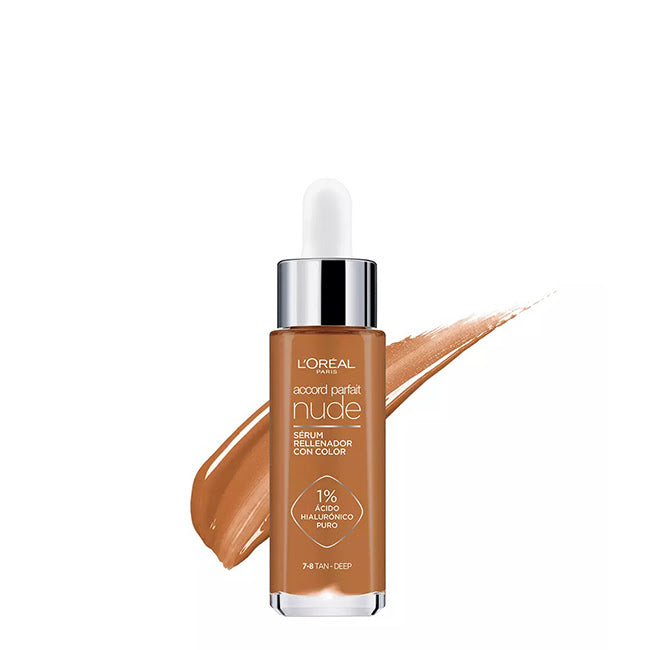 L'Oréal Accord Parfait Sérum com Cor 7-8 Tan Deep 30ml