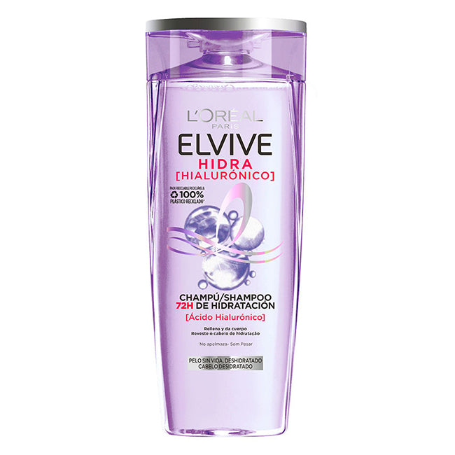 L'Oréal Elvive Hidra Hialurônico Shampoo 72h Hidratação 370ml