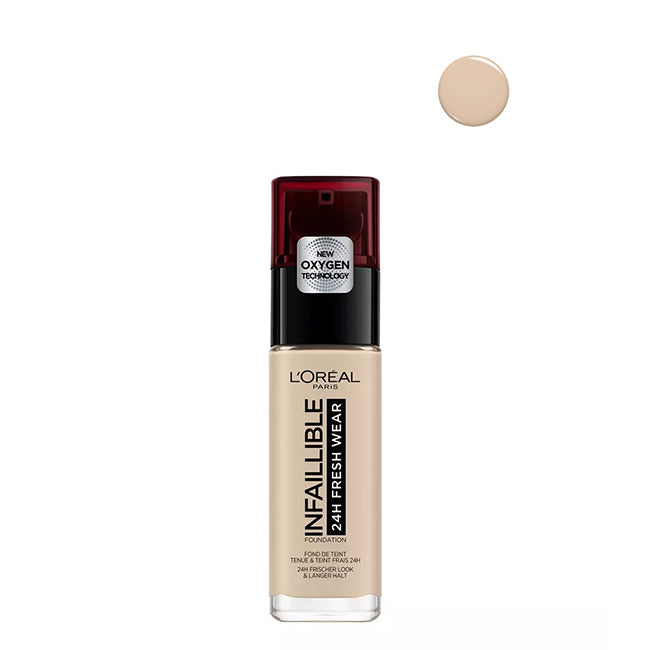 L'Oréal Infaillible 24h Base Líquida Cor 015 Porcelana 30ml
