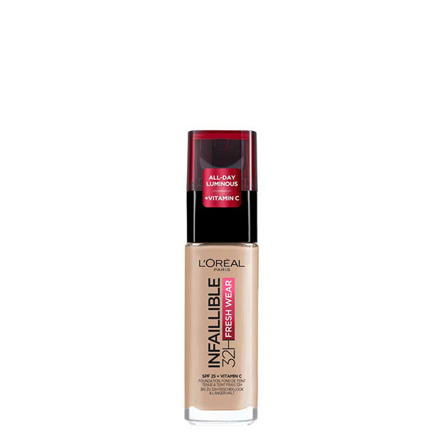 L'Oréal Infaillible 32h Fresh Wear FPS25 Base Líquida Cor 225 30ml