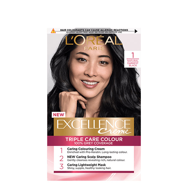L'Oréal Paris Excellence Creme Coloração 1 Preto