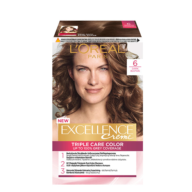 L'Oréal Paris Excellence Creme Coloração 6 Loiro Escuro