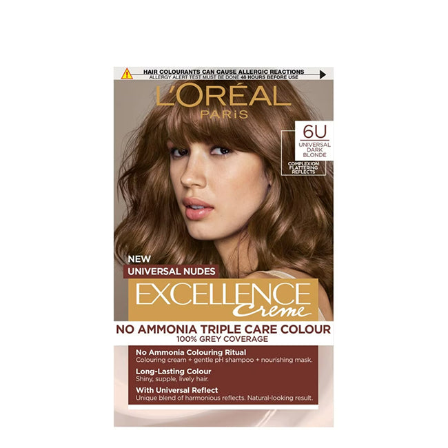 L'Oréal Paris Excellence Universal Nudes Creme 6U Loiro Escuro