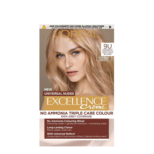 L'Oréal Paris Excellence Universal Nudes Creme 9U Loiro Muito Claro