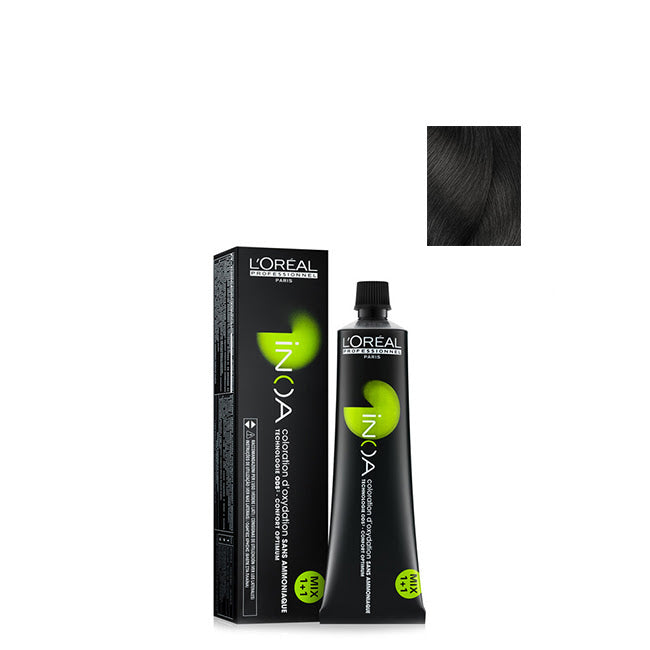 L'Oréal Professionnel INOA Coloração Permanente Sem Amoníaco Cor 4 60g
