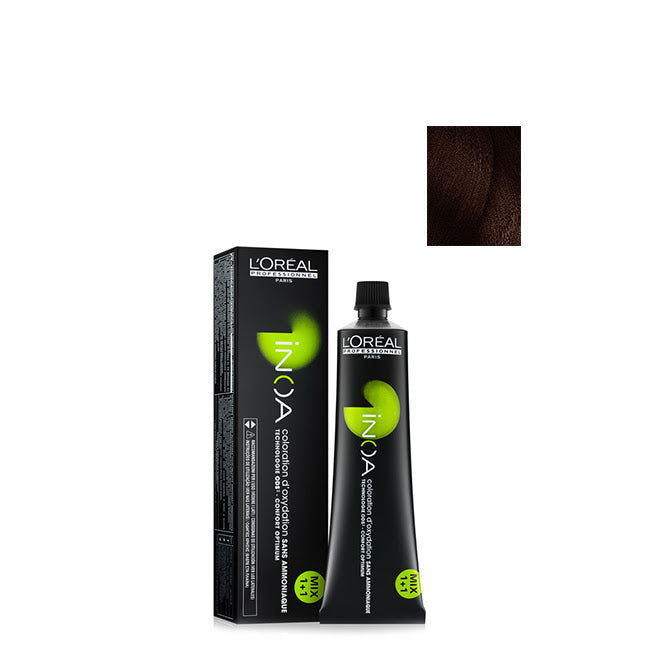 L'Oréal Professionnel INOA Coloração Permanente Sem Amoníaco Cor 5.5 60g