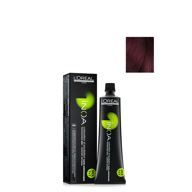 L'Oréal Professionnel INOA Coloração Permanente Sem Amoníaco Cor 5.62 60g