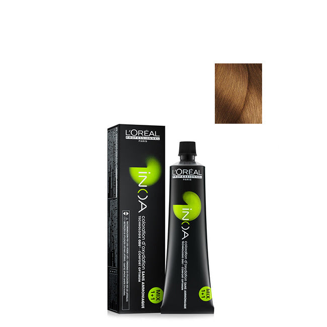 L'Oréal Professionnel INOA Coloração Permanente Sem Amoníaco Cor 8.34 60g