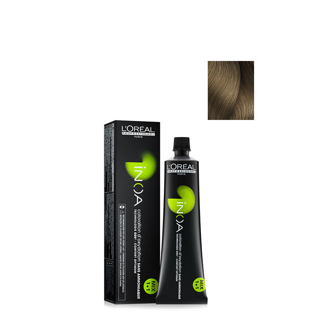 L'Oréal Professionnel INOA Coloração Permanente Sem Amoníaco Cor 8 60g