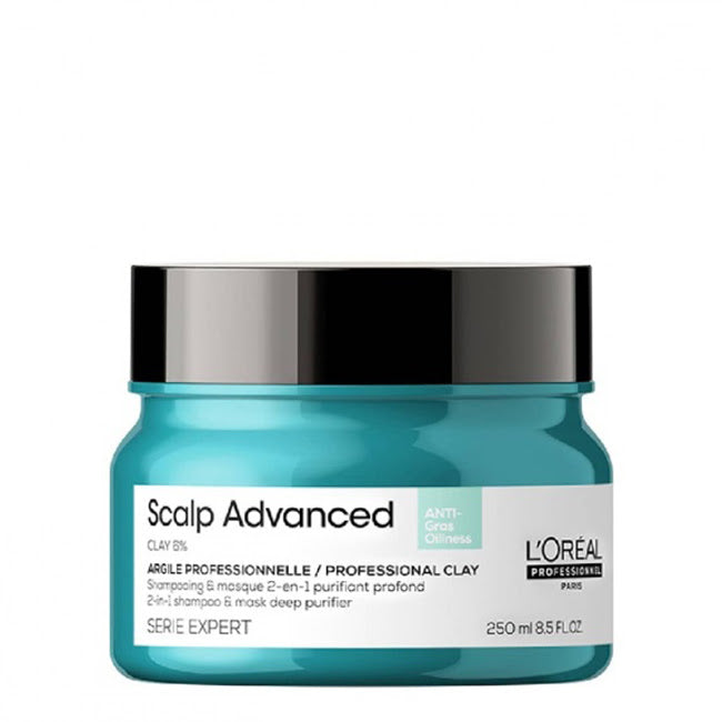 L'Oréal Professionnel Scalp Advanced Argila 2-em-1 Antioleosidade 500ml