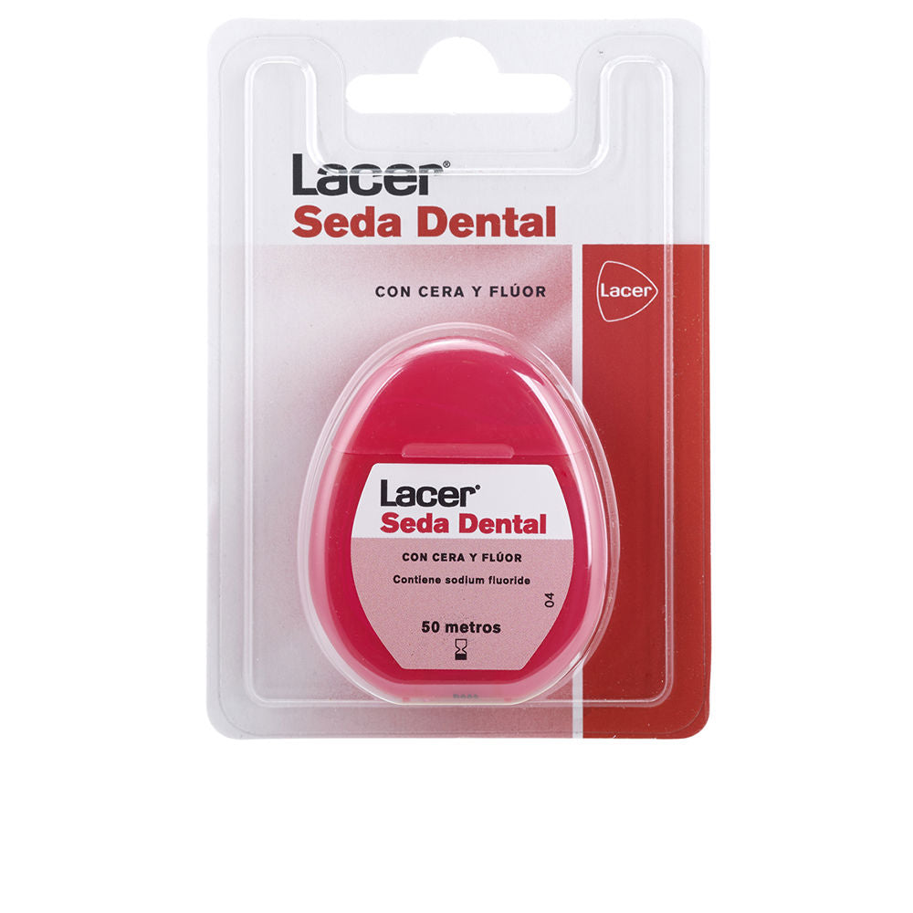 Hilo dental Lacer con cera y flúor 50 metros