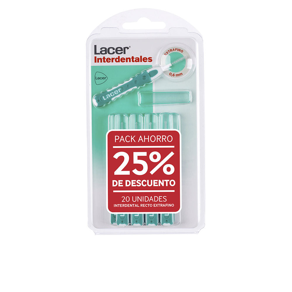 Cepillo interdental recto extrafino Lacer 2x10