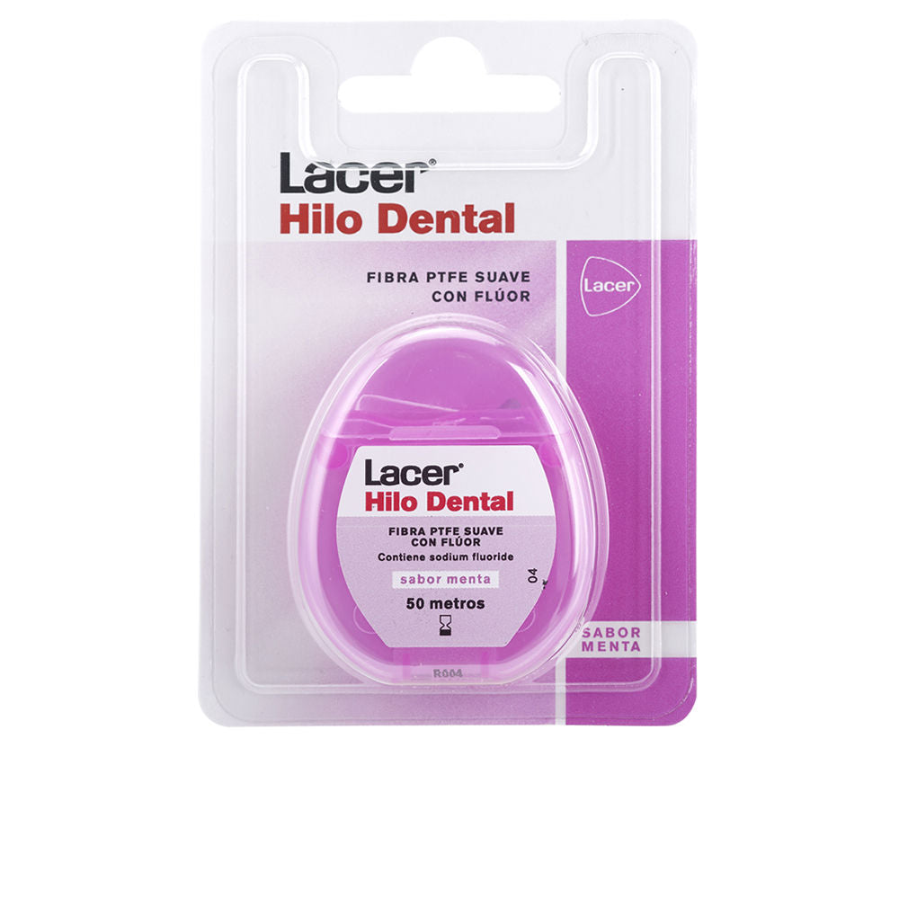 Lacer - Hilo dental extra suave con flúor y triclosán