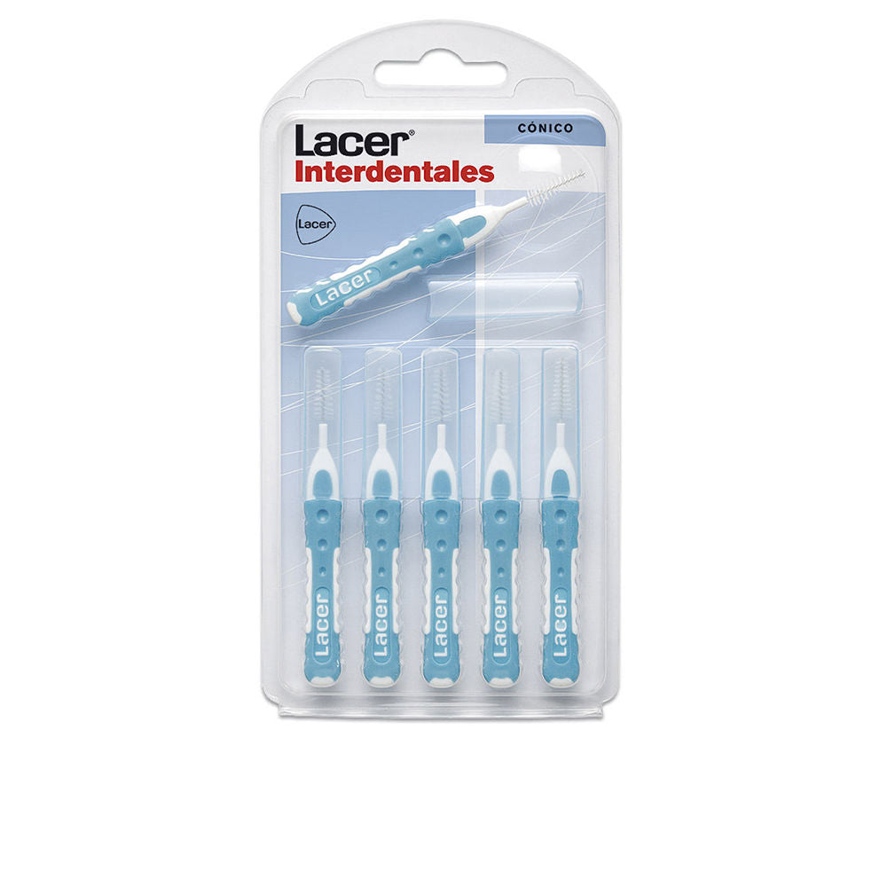 Cepillos cónicos interdentales Lacer, colores surtidos x6