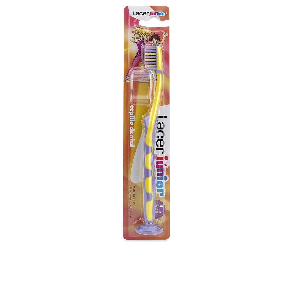Cepillo de dientes Lacer Junior II con ventosa, colores surtidos