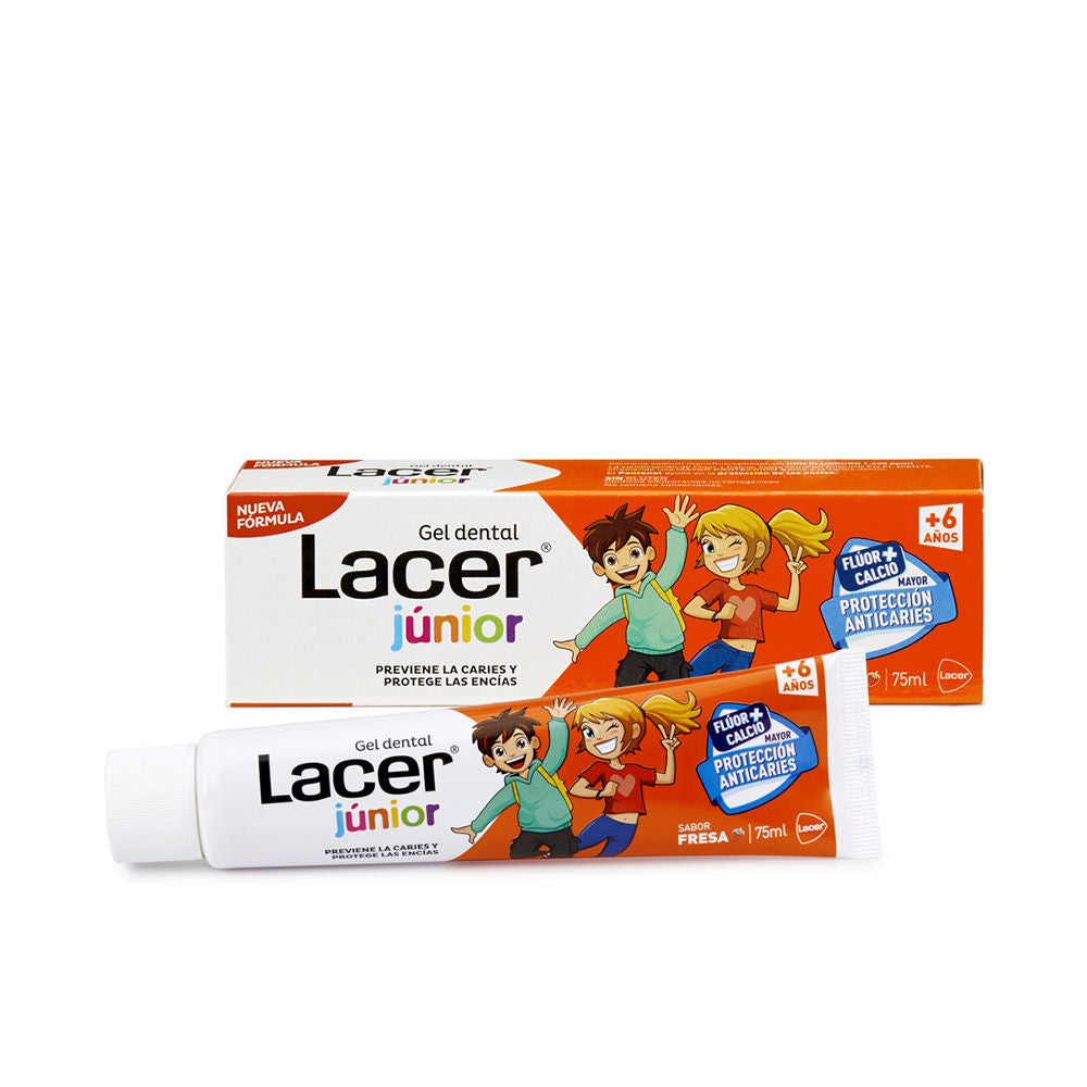 Lacer Junior Gel Dentífrico Fresa, 75 Ml