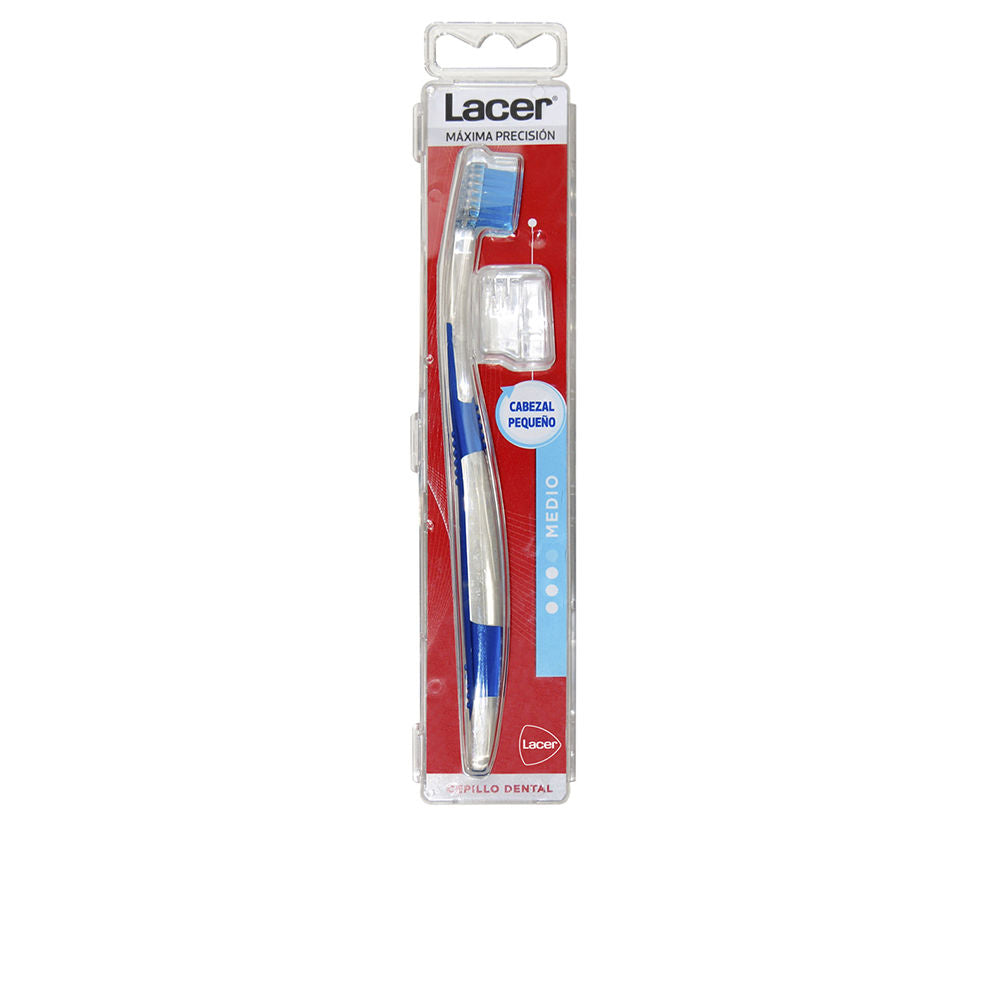 Cepillo de dientes mediano Lacer con cabezal pequeño