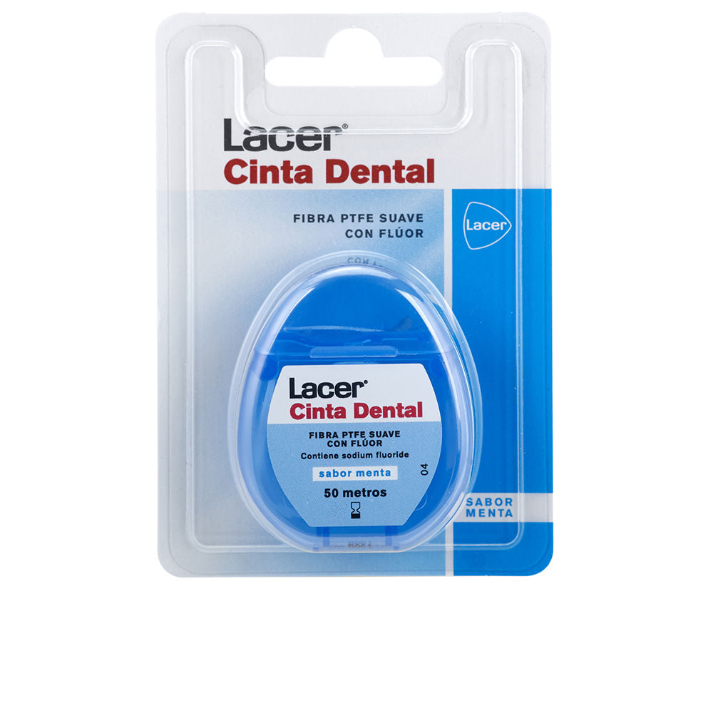Hilo dental Lacer PTFE sabor menta (50 metros)