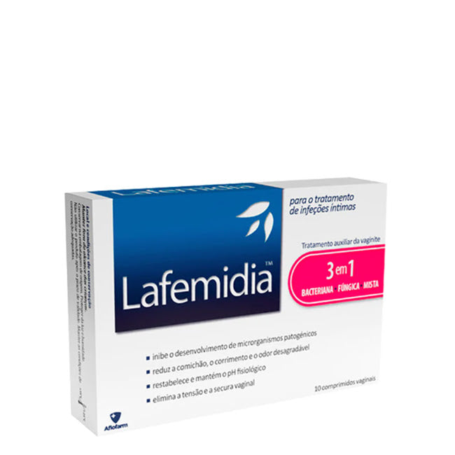 Lafemidia 3-em-1 Comprimidos Vaginais x10