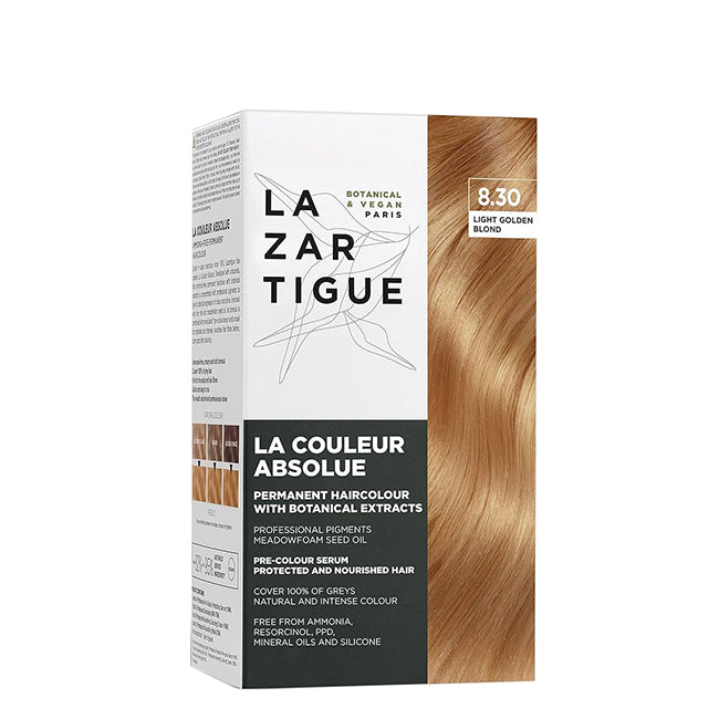 Lazartigue La Couleur Absolue Coloração Permanente 8.30 Loiro Claro Dourado