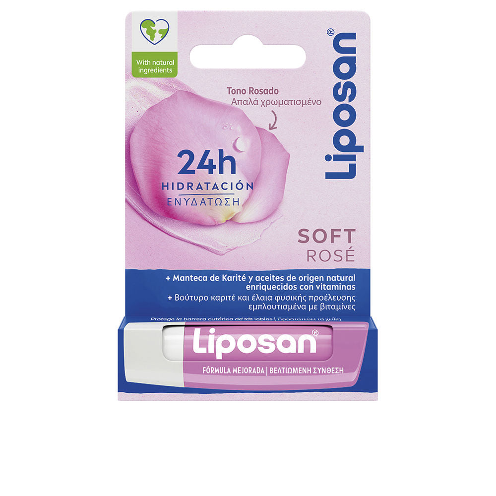 Bálsamo labial Liposan Soft Rosé 4,8 ml