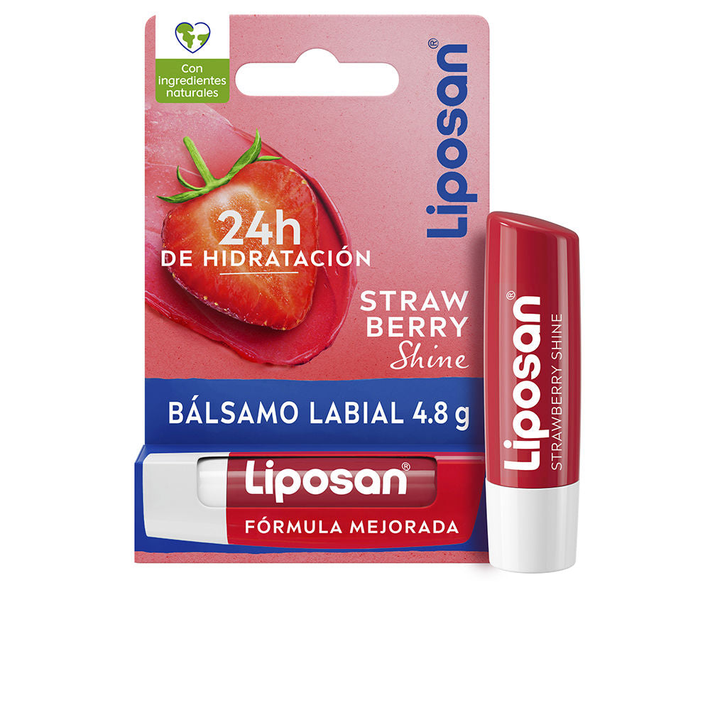 Liposan Strawberry Shine Lip Balm 4.8g