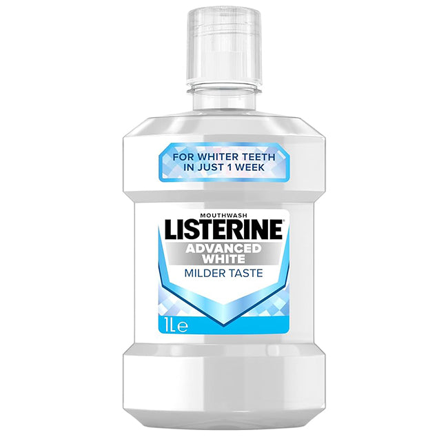 Enjuague bucal Listerine Advanced Whitening 1000 ml