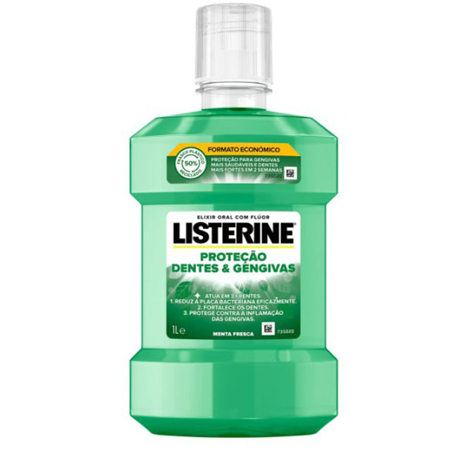 Listerine Dientes y Encías Enjuague Bucal Encías Inflamadas 1000 ml