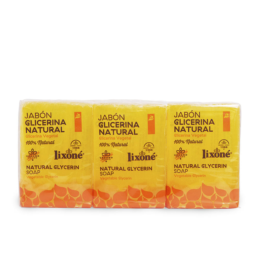 Lixone Sabonete Glicerina Natural Peles Sensíveis 3x125g