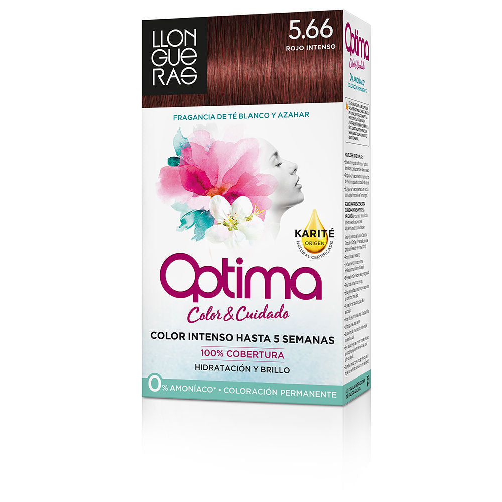 Llongueras Optima Hair Color 5.66 Deep Intense Red