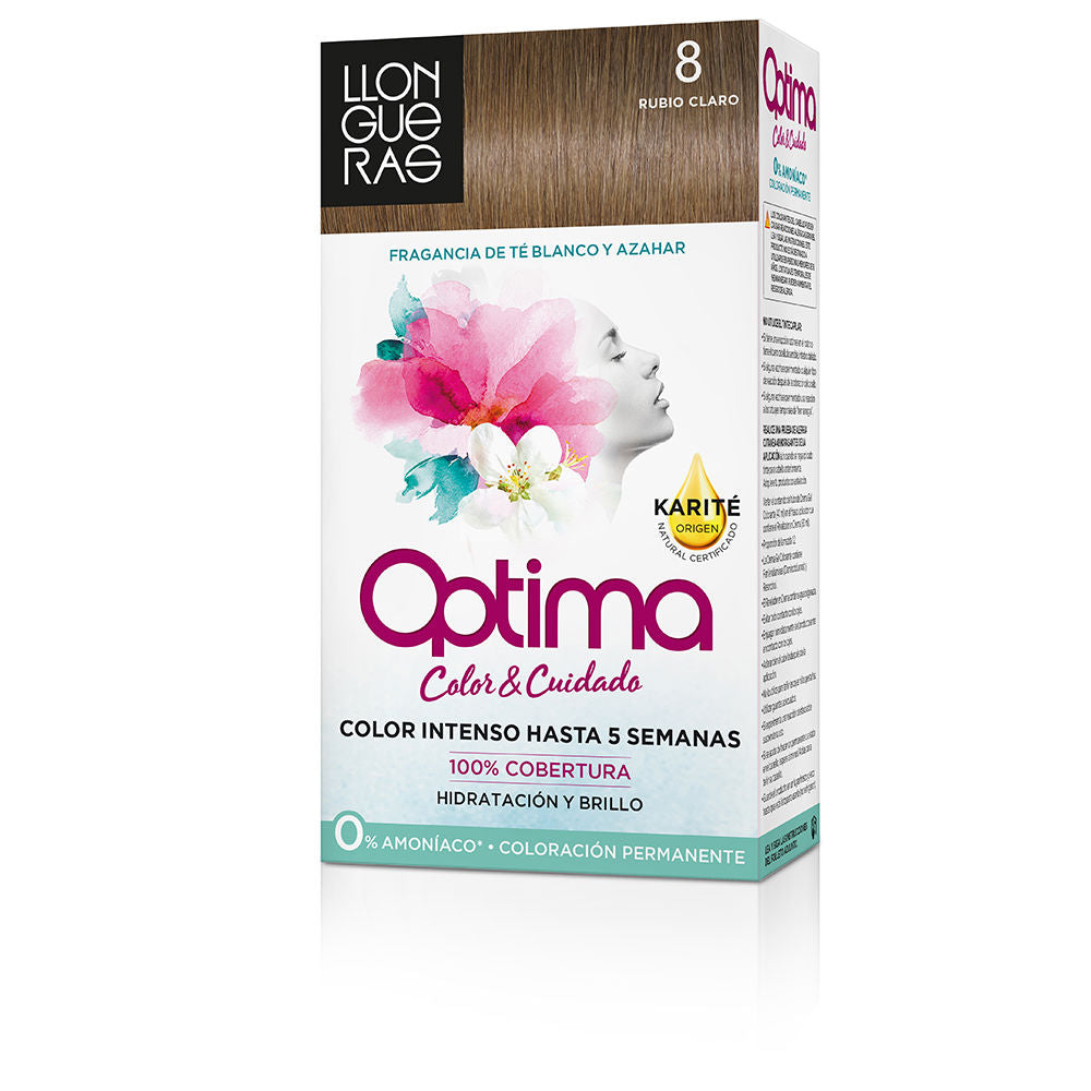 Llongueras Optima Hair Color 8 Light Blonde