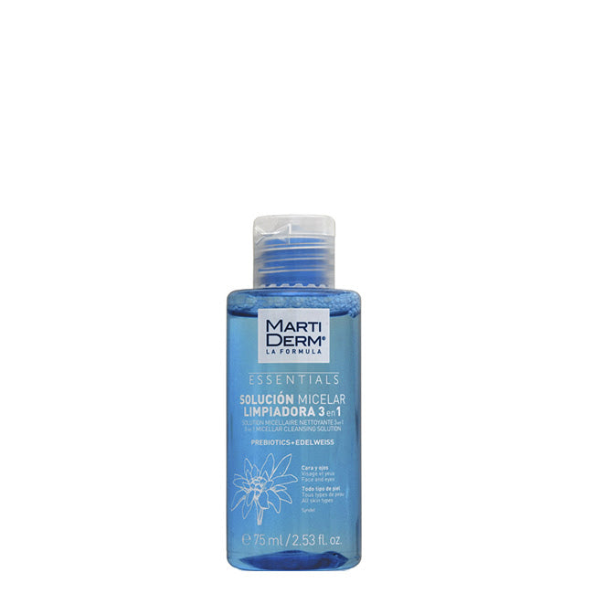 Martiderm Solução Micelar de Limpeza 3-em-1 75ml