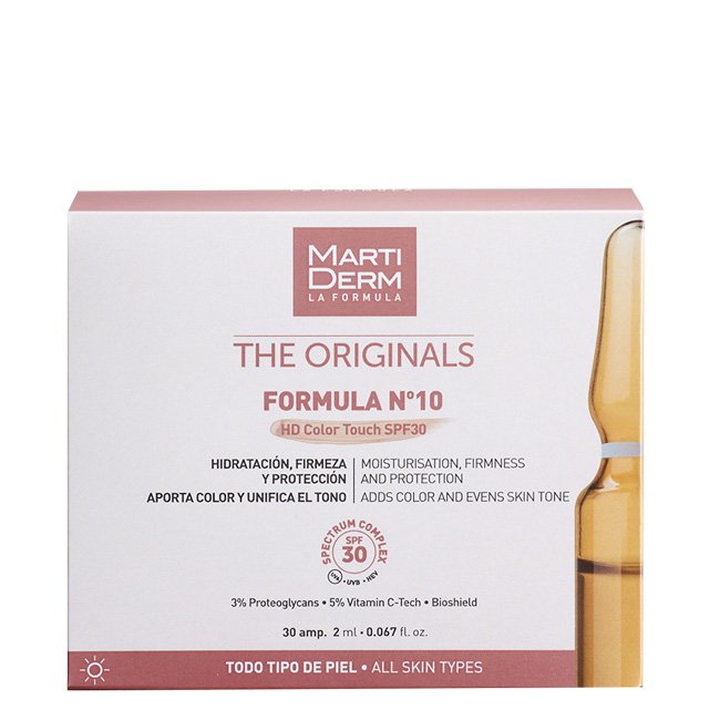 Martiderm Formula nº10 HD Color Touch SPF30 Ampullen 30 Stück