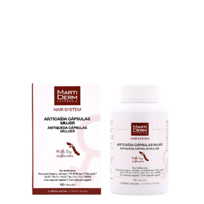 Martiderm Hair System Anticaída Mujer 120 Cápsulas