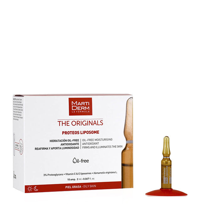 Ampollas de liposomas Proteos Martiderm The Originals x10